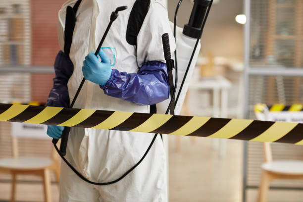 Professional Biohazard Cleanup technician working in Arcadia, NE